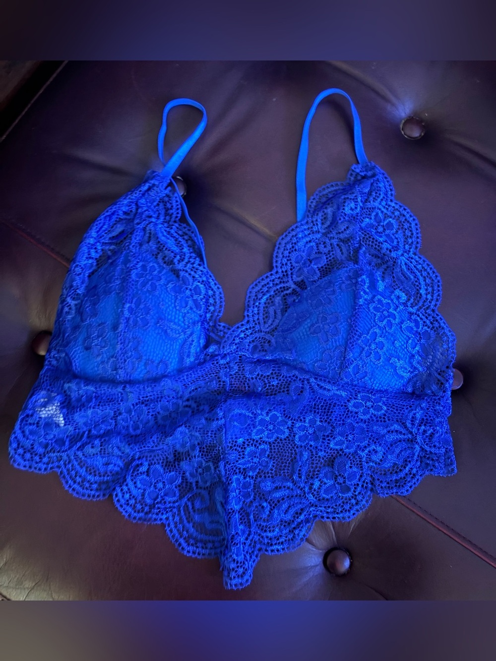 Blue Lace Bralette - Women Intimates & Sleepwear